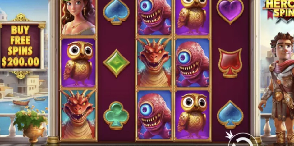 Jogando Heroic Spins na Leão Bet Cassino